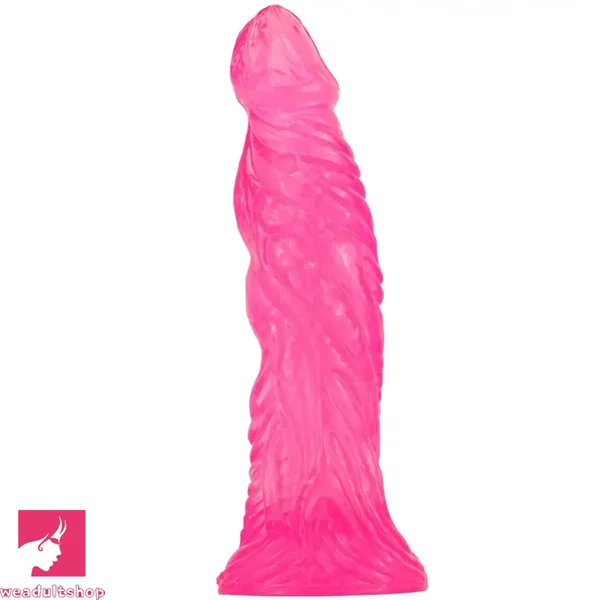 10.83in PVC Realistic Textured Bumpy Dildo For Women Men Gay Hand Free