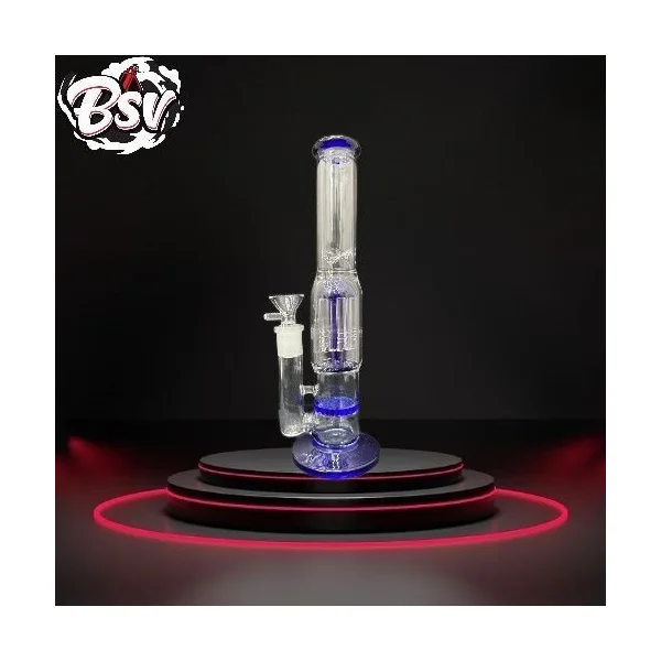 10in Dark Blue Percolator Waterpipe