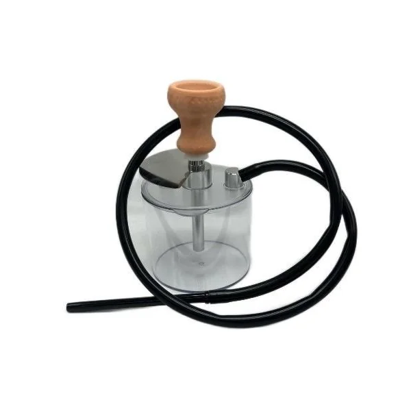 10in Round Plastic Hookah W/ Silicone Hose