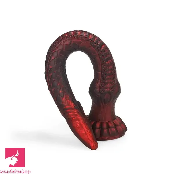 12.2in Silicone Monster Snake Octopus Dildo Prostate Training Adult Sex
