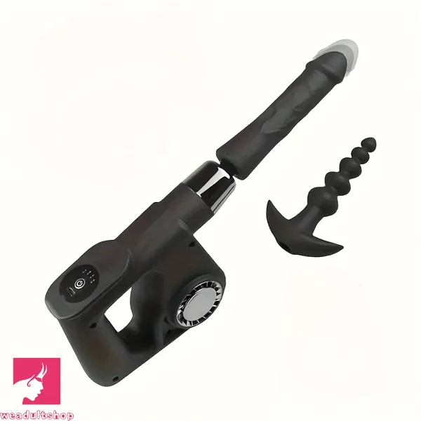 14.57in Sex Machine Dildo Handheld Thrusting Dildo Multiple Adjustments
