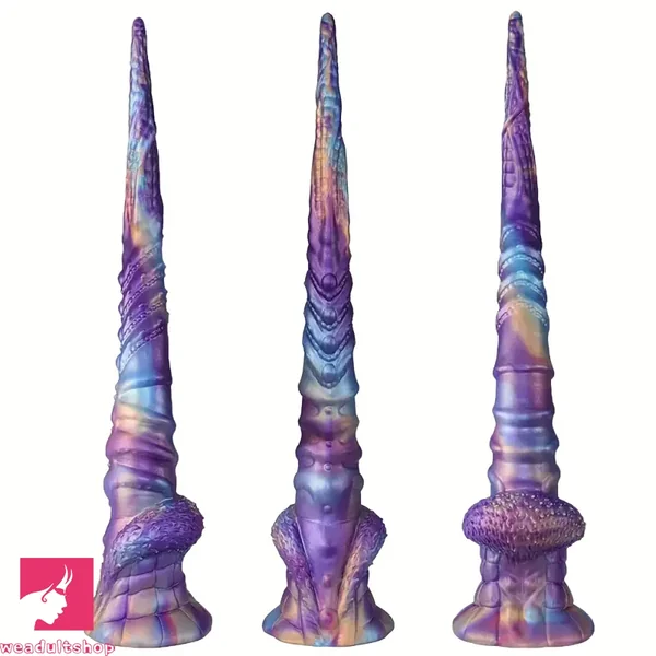 17.51in Long Monster Fantasy Silicone Anal Plug Cock Dildo With Suction Cup