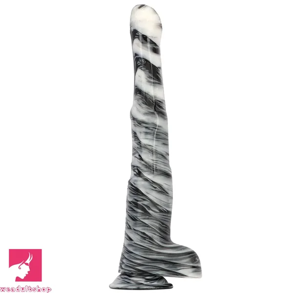 18.9in Mixed Color Big Alternative Animal Super Long Horse Cock Dildo