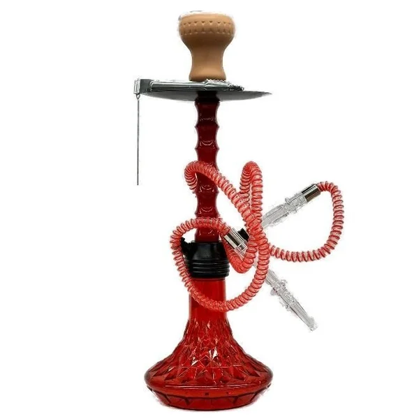 19in 1 Hose Plastic Hookah Mixed Colors