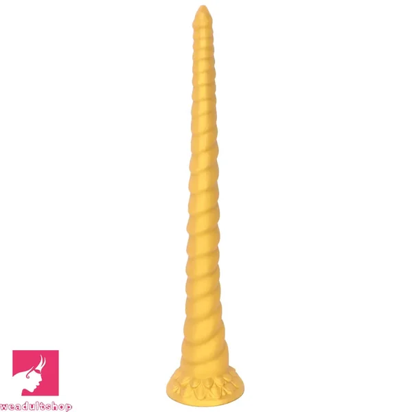 22.04in Liquid Silicone Super Long Texture Anal Plug Large Soft Sex Dildo