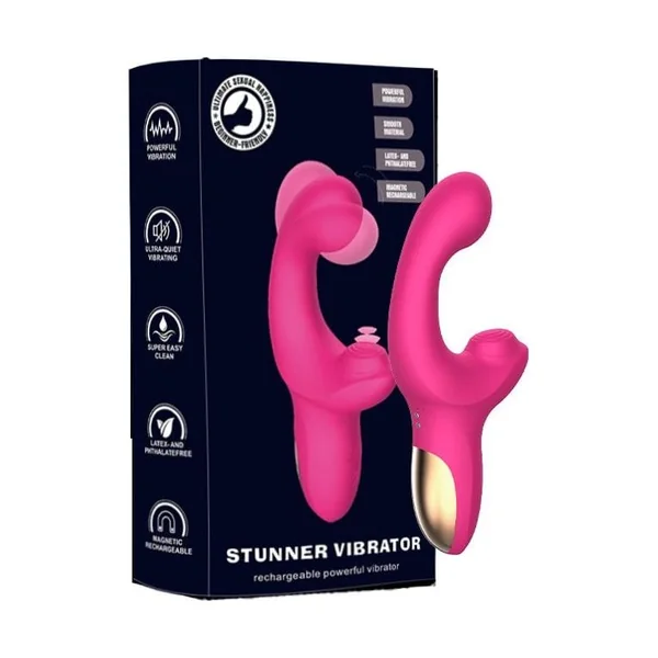 3 in 1 G Spot and Clitoris Vibrator - Secwell - G Spot Vibrator With Tapping