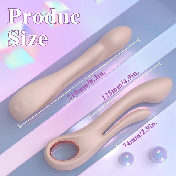 3-in-1 Insertable G-Spot Vibrating Magic Wand – Clitoral and Vaginal Silicone Stimulator