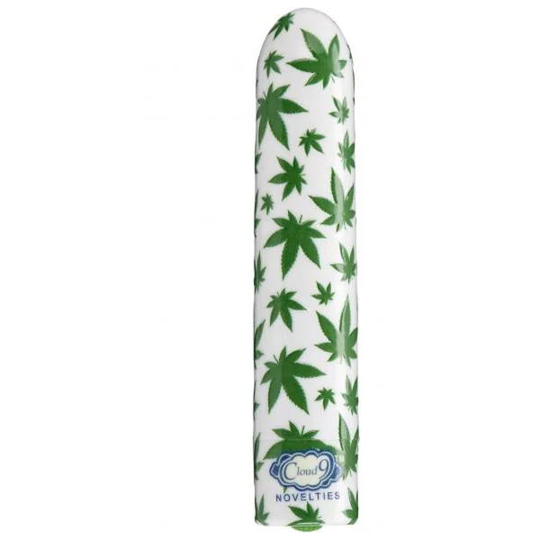 420 Slim Cannabis Leaf Vibe - White/green