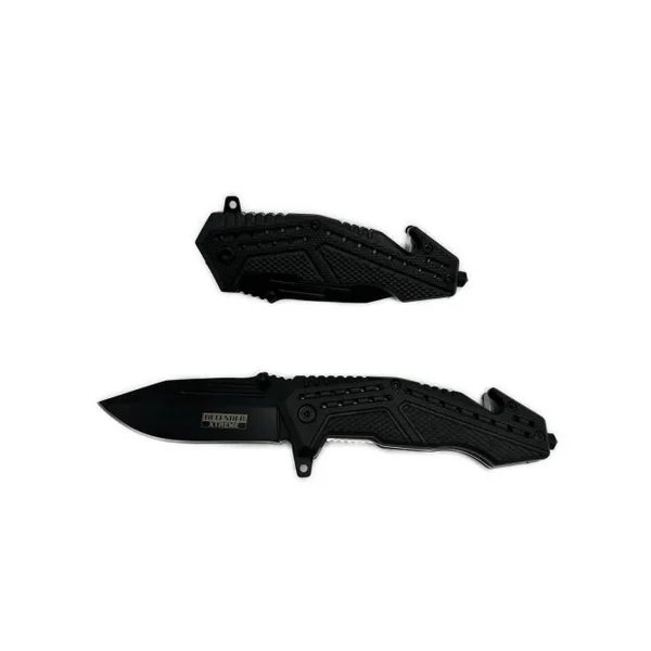 4.5″ Black ABS Handle, Spring Assisted Knife