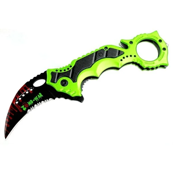 5.5″ Folding Knife Green