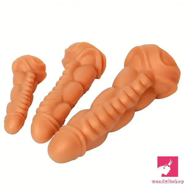 5.91in 8.66in 10.55in Unisex Silicone Fantasy Big Soft Adult Dildo