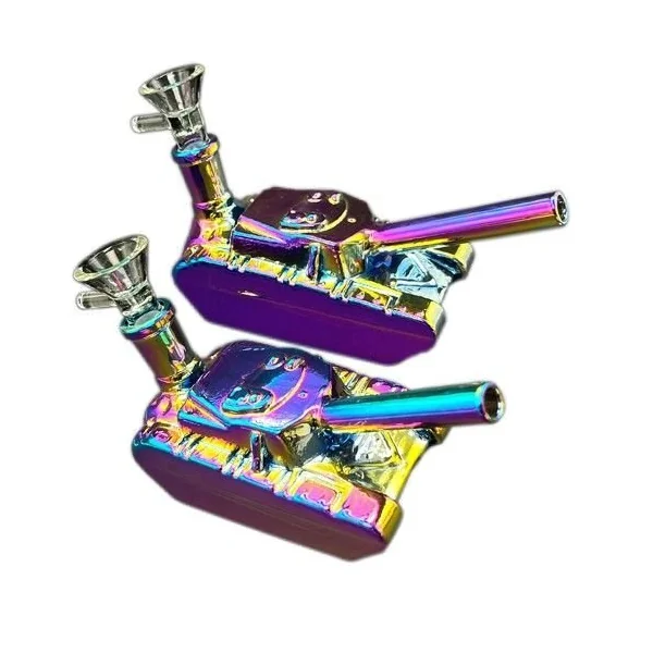 6in Electro Rainbow War Tank Water Pipe