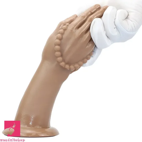 7.08in 10.43in 13.18in Extra Large PVC Bergamot Thick Fist Hand Cock Dildo