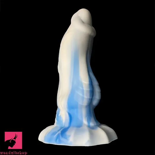 7.28in Dolphin-Shaped Liquid Silicone Soft Dildo For Hands-Free Prostate