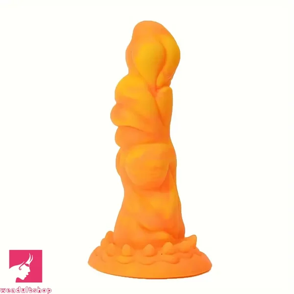 7.28in Monster Design Silicone Anal Dildo Irregular Shape Adult Skin Toy