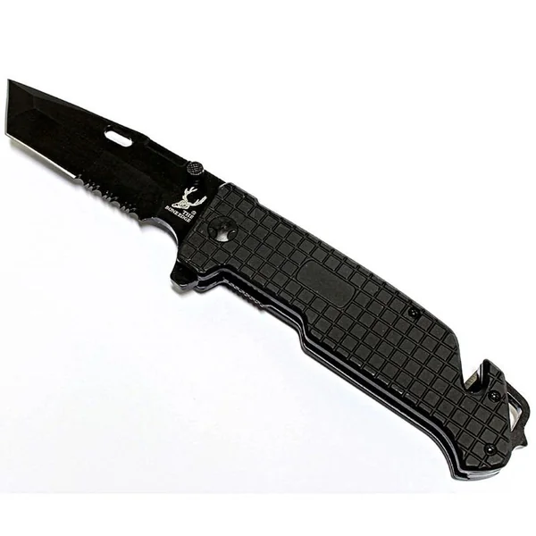 8.5″ The Bone Edge Spring Assisted Folding Knife with Belt Clip