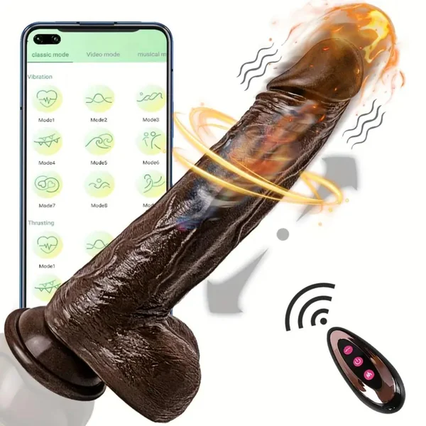 8.6″ Realistic APP & Remote Controlled Thrusting Dildo
