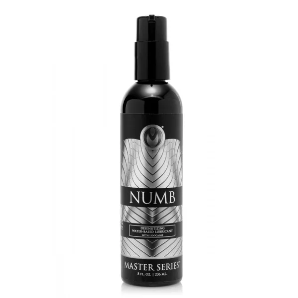 8oz Numb Desensitizing Water Based Lubricant with Lidocaine