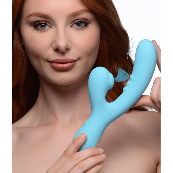 8x Silicone Suction Rabbit - Teal