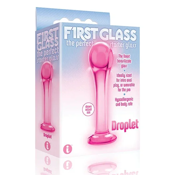 9’S FIRST GLASS DROPLET ANAL & PUSSY STIMULATOR
