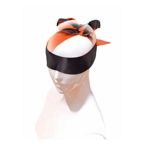 9’S ORANGE IS THE NEW BLACK SATIN SASH BLINDFOLD/RESTRAINT