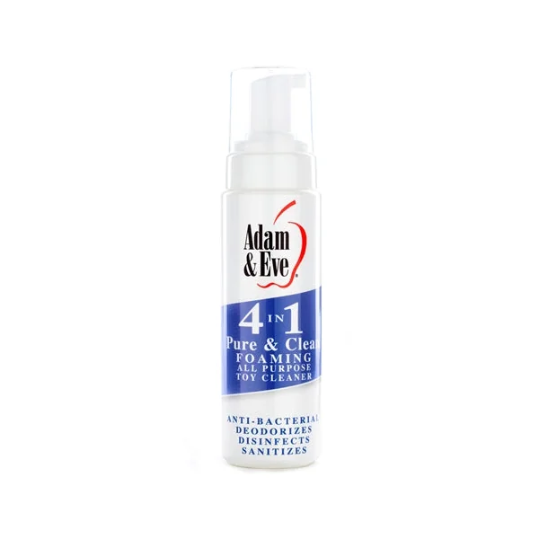 Adam and Eve 4 in 1 Pure and Clean Foaming Toy Cleaner 8 Oz