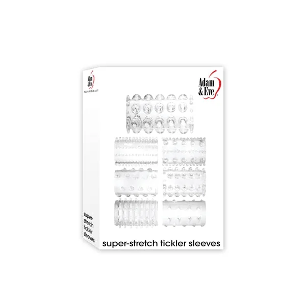 Adam and Eve Super Stretch Sleeves - Clear