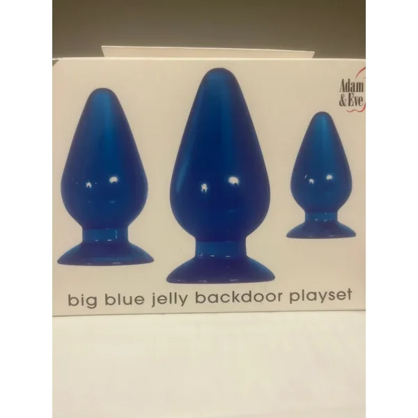 Adam & Eve Big Blue Jelly Backdoor Playset