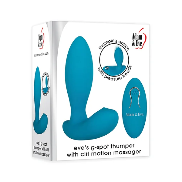 ADAM & EVE EVE’S G-SPOT THUMPER W/ CLIT MOTION MASSAGER