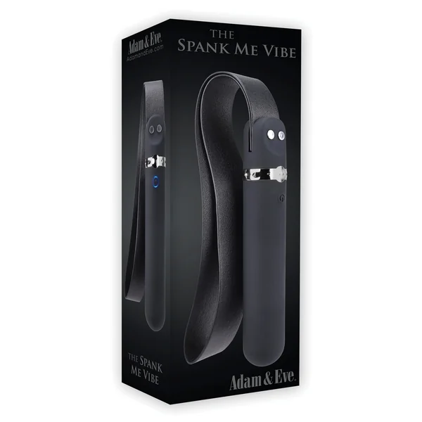Adam & Eve Spank Me Vibe - Black