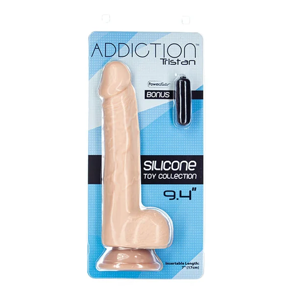 Addiction 9.4" Tristan Dildo - Beige