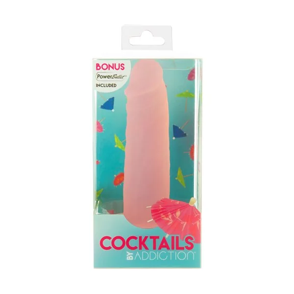 ADDICTION COCKTAILS 5.5 SILICONE DONG PEACH BELLINI “
