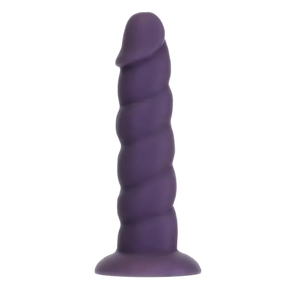 Addiction Fantasy Unicorn Silicone Dong 7in – Purple