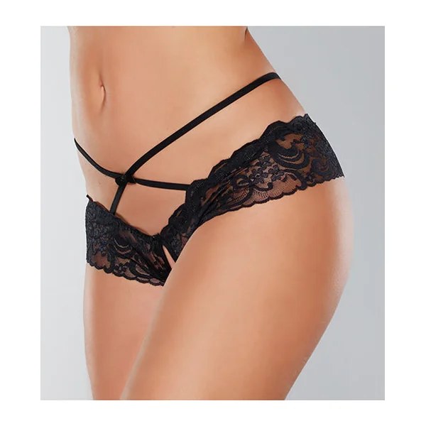 Adore Dare Me Cross Waist Open Lace Panty