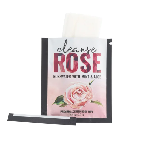 Alchemy Cleanse Rosewater Body Wipes 16 Ct Display