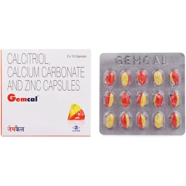 ALKEM GEMCAL SOFT GELATIN CAPSULE (15 Capsules)