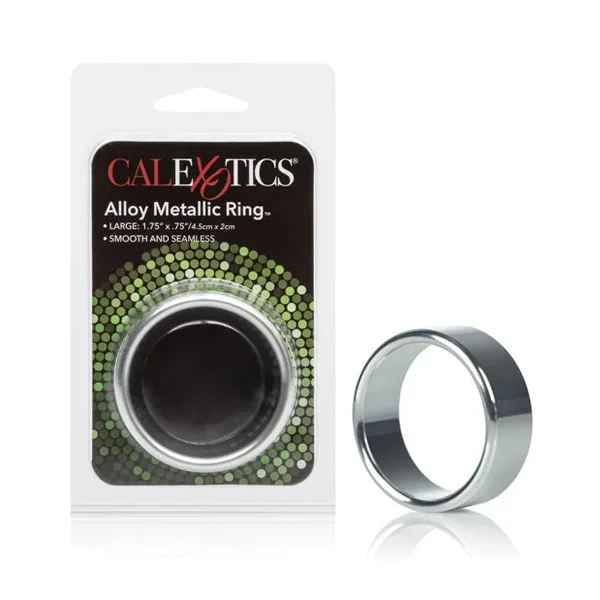 Alloy Metallic Ring – Large Silver