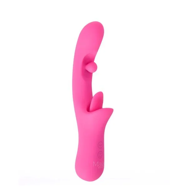 ALORA DUAL MOTOR LICKING & ROTATING VIBE PINK