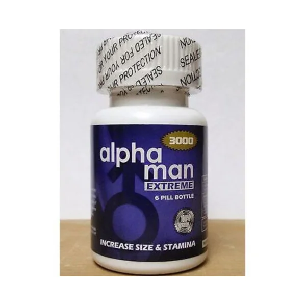 ALPHA MAN 3000 6 CT BOTTLE (NET)
