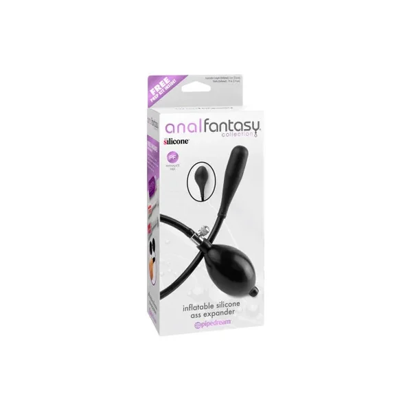 Anal Fantasy Collection Inflatable Silicone Ass Expander, Black