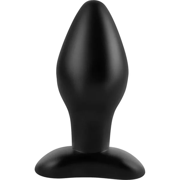 Anal Fantasy Collection Large Silicone Plug Black 4.25 Inch