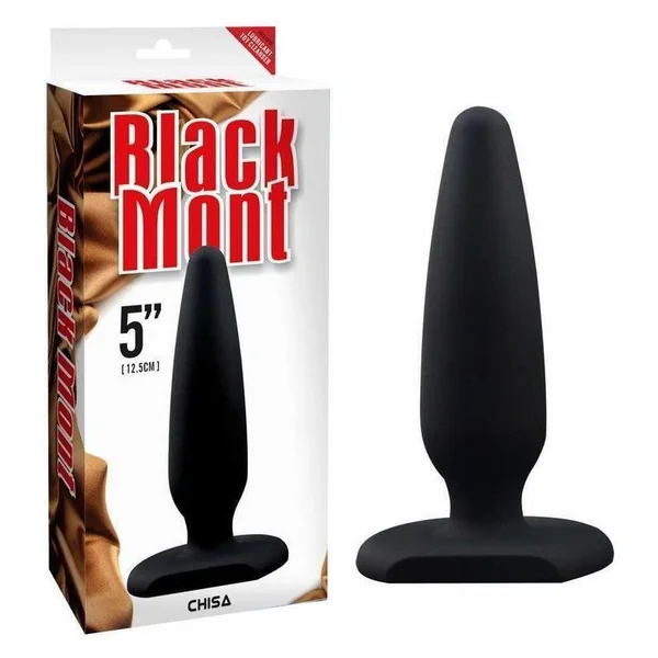 Anal Plug - Black Mont - Small Silicone Plug