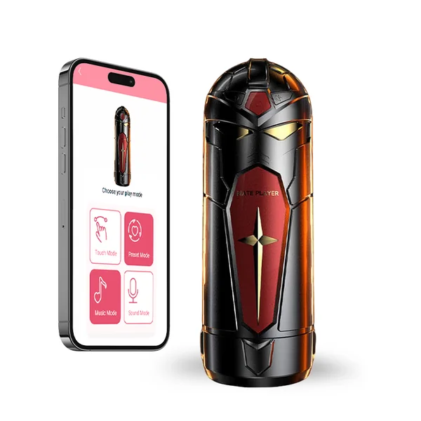 App Remote Control Interactive Heated Thrusting Sucking Male Penis Stroker