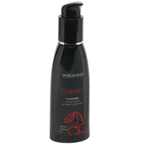 Aqua Flavored Lube 4oz/120ml in Cherry