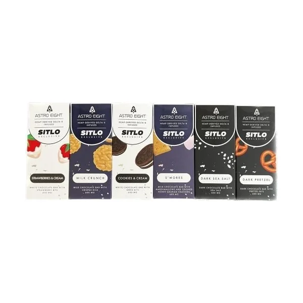Astro Eight X Sitlo Delta 8 Chocolate Bar Dark Sea Salt
