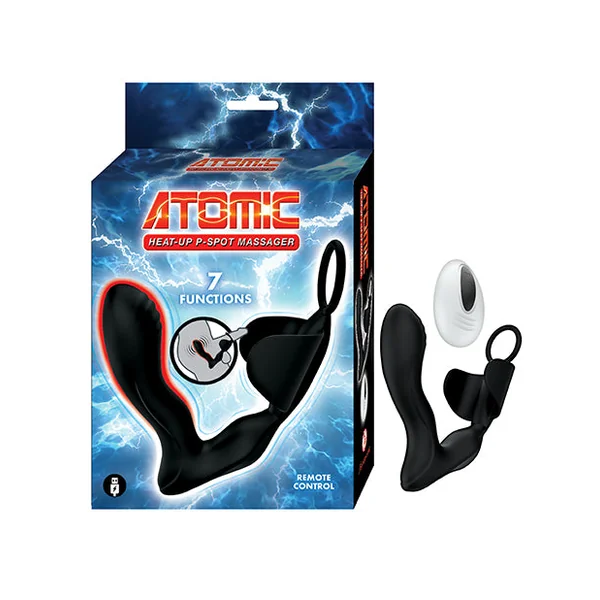 Atomic Heat-up P-Spot Massager - Black