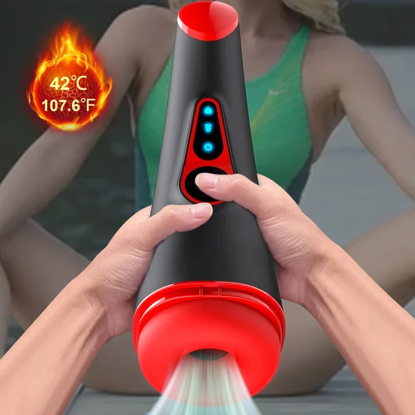 Automatic Sucking Male Masturbator Heated Vagina Blowjob