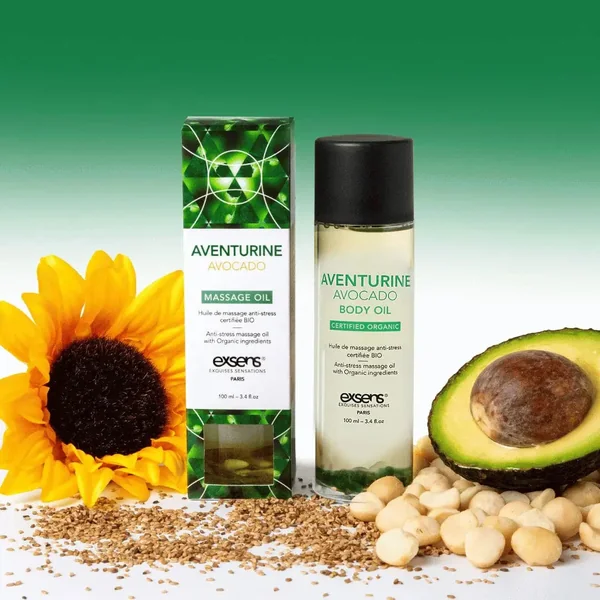 Aventurine Avocado Anti-Stress Massage Oil