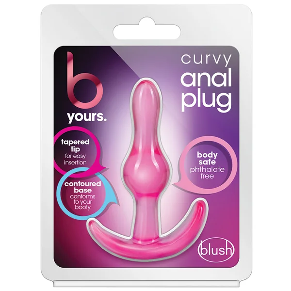 B Yours Curvy Pink 3.5-Inch Anal Plug
