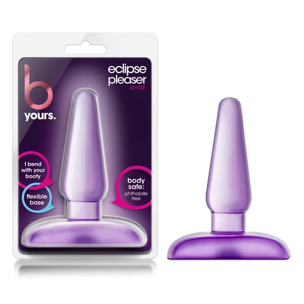 B Yours Eclipse Pleaser Butt Plug, Small, Purple/Pink